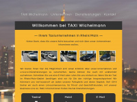 taxi-wichelmann.de Webseite Vorschau