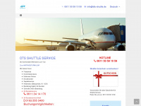 dts-shuttle.de Webseite Vorschau