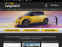 autohaus-langmann.de Webseite Vorschau