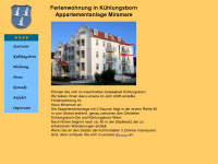kuehlungsborn-miramare.de Webseite Vorschau