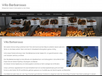 villa-barbarossa.de Webseite Vorschau