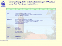 hallier-ferienwohnung.de Webseite Vorschau