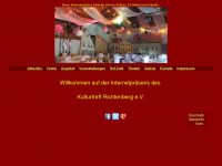kulturtreff-richtenberg.de Webseite Vorschau