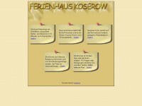 ferienhauskoserow.de Webseite Vorschau