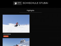 schischule-stubai.at Webseite Vorschau
