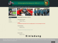 schuetzengilde-sternberg.de Webseite Vorschau