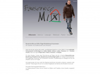 bauservice-mix.de Webseite Vorschau