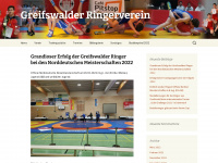 greifswalder-ringerverein.de Webseite Vorschau