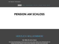 pension-am-schloss.de Webseite Vorschau