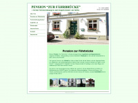 pension-zur-faehrbruecke.de Webseite Vorschau
