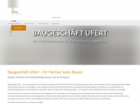 baugeschaeft-ufert.de Webseite Vorschau