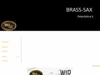 brass-sax.de Webseite Vorschau