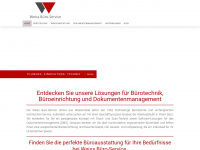 weiss-buero-service.de Webseite Vorschau