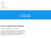 ferienhaus-grosses-meer.de Webseite Vorschau