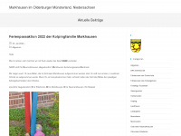 markhausen.de Webseite Vorschau