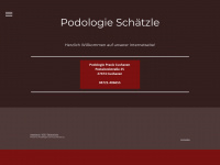 podologie-praxis-schaetzle.de Webseite Vorschau