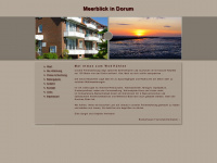 meerblick-dorum.de Webseite Vorschau