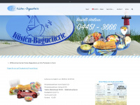 kuesten-baguetterie.de Webseite Vorschau