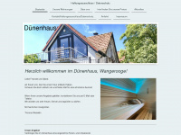 duenenhaus-wangerooge.de Webseite Vorschau