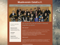 musikverein-osloss.de Webseite Vorschau