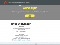 windolph-bau.de Webseite Vorschau