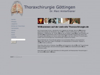 thoraxchirurgie-goettingen.de Webseite Vorschau