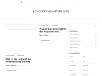 hockeyhelmstedt.de Webseite Vorschau