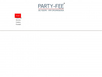party-fee.de Webseite Vorschau