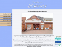 inselhaus-sabrina.de Webseite Vorschau