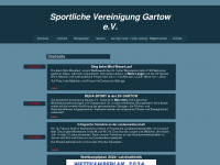 sv-gartow.de Webseite Vorschau