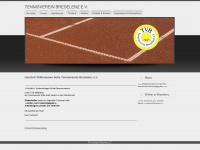 tennisverein-breselenz.de Webseite Vorschau