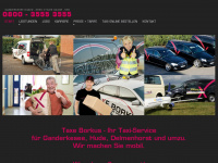 taxi-ganderkesee.de Webseite Vorschau
