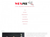 wespee.de Webseite Vorschau