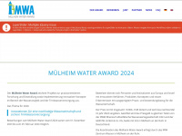 muelheim-water-award.com Webseite Vorschau