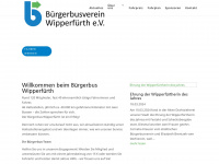 buergerbus-wipperfuerth.de Webseite Vorschau