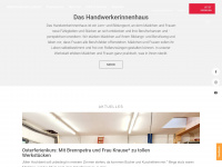 handwerkerinnenhaus.org Webseite Vorschau