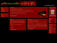 gitarrennoten-online.de Webseite Vorschau