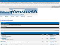 gitarrenboard.de Webseite Vorschau