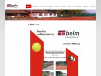 tennis-belm.de Webseite Vorschau