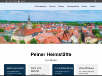 peiner-heimstaette.de Webseite Vorschau