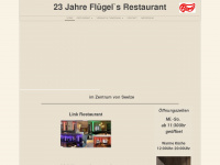 fluegelsrestaurant.de Webseite Vorschau