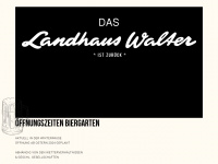 landhaus-walter.de Webseite Vorschau