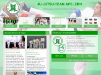 ju-jutsu-apelern.de Webseite Vorschau