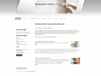 modeatelier-tacke.de Webseite Vorschau