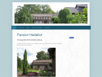 pension-heidehof.de Webseite Vorschau