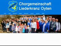 liederkranz-oyten.de Webseite Vorschau