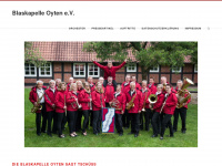 blaskapelle-oyten.de Webseite Vorschau