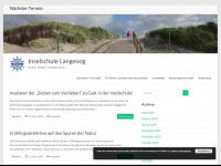 inselschule-langeoog.de Webseite Vorschau