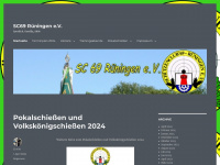 schuetzenclub-rueningen.de Webseite Vorschau