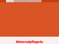 motorradpflege4u.de Webseite Vorschau